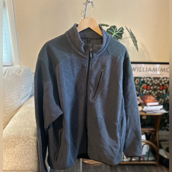 5.11 Tactical fleece Gray and Black Zip-Up Jacket - Picture 1 of 6